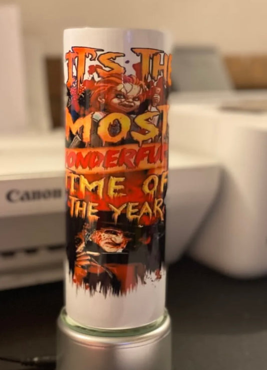 Halloween Most Wonderful Time Tumbler