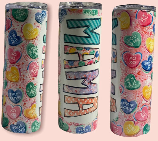 Candy Heart Tumbler